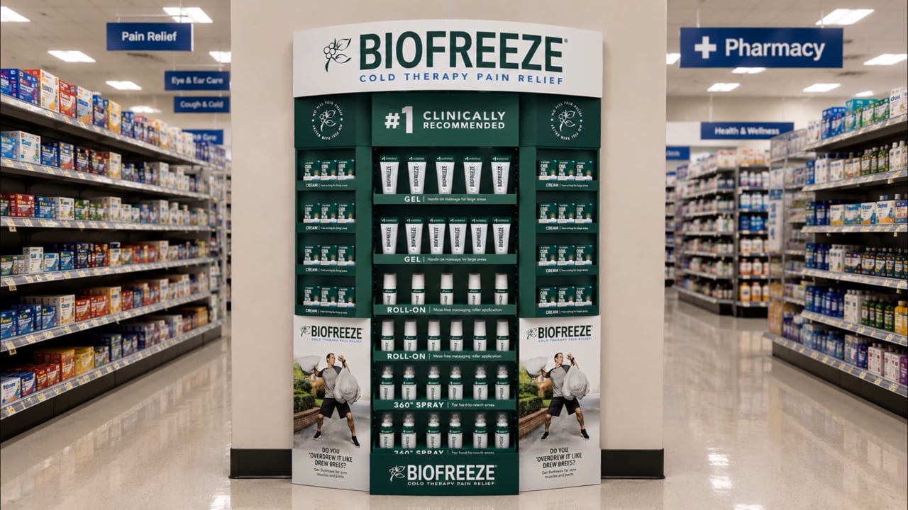 Retail point-of-purchase display produced by BCI